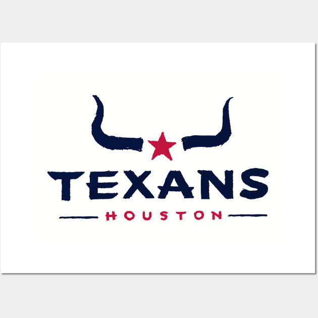 Houston Texaaaans 12 Wall Art by Very Simple Graph